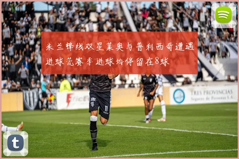 米兰锋线双星莱奥与普利西奇遭遇进球荒赛季进球均停留在8球